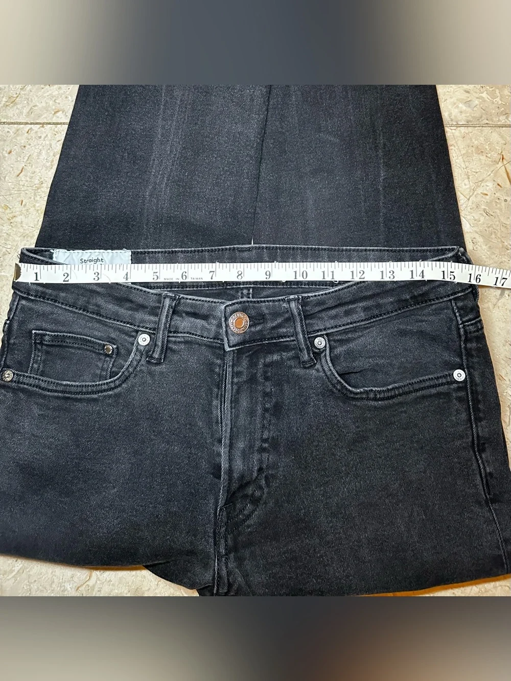 H&M (32x29 actual) Men's Black Jeans with Skinny Straight Fit